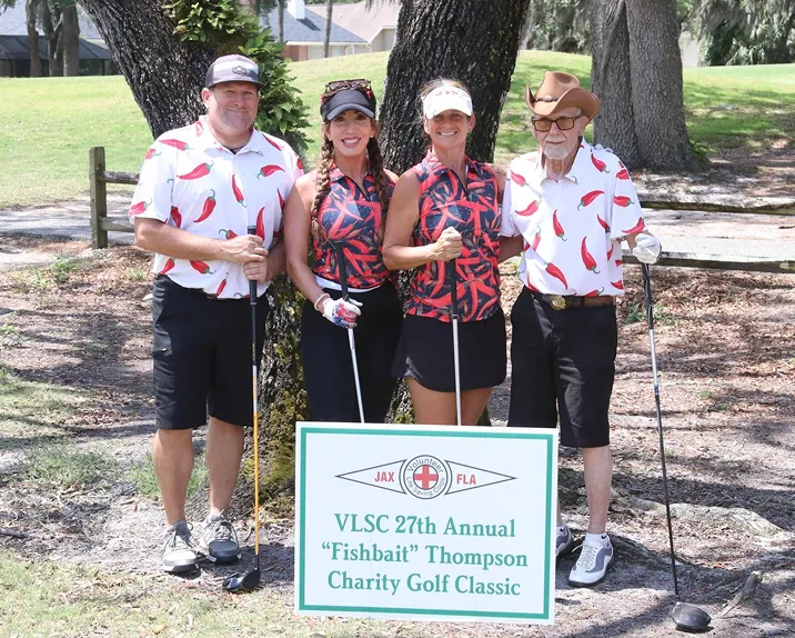 VLSC Charity Golf Classic - foursome at the event